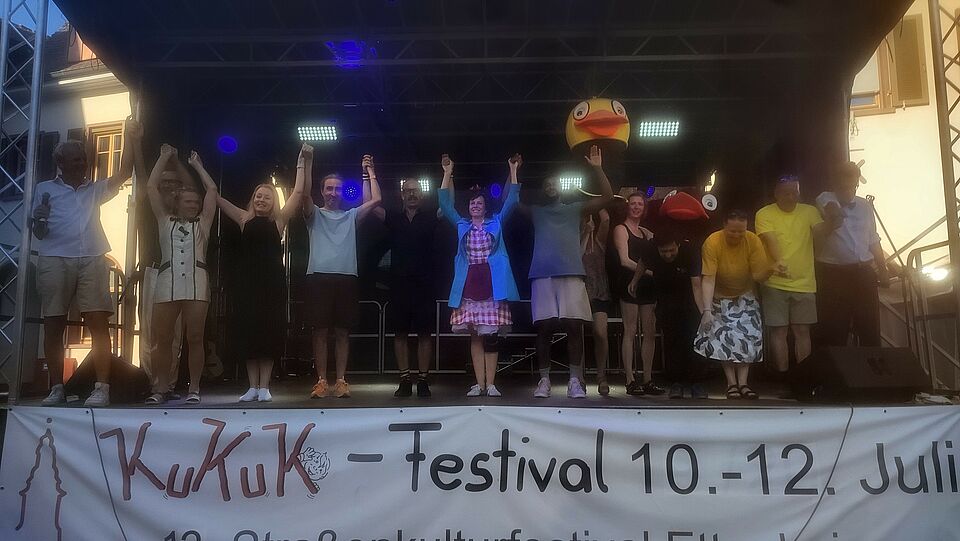 KuKuK Festival 2026 Ettenheim Künstler auf der Bühne beim KuKuK Festival in Ettenheim