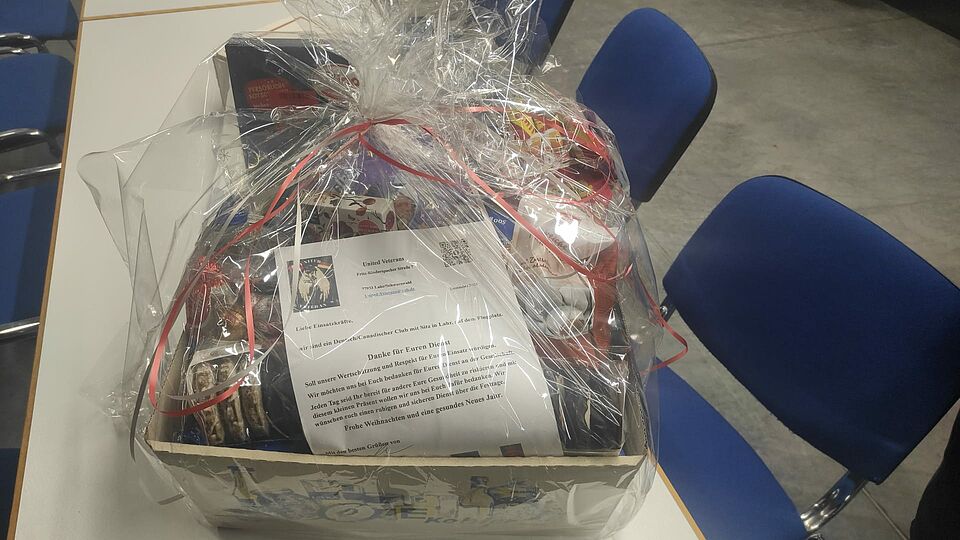 Geschenkkorb zu Weihnachten